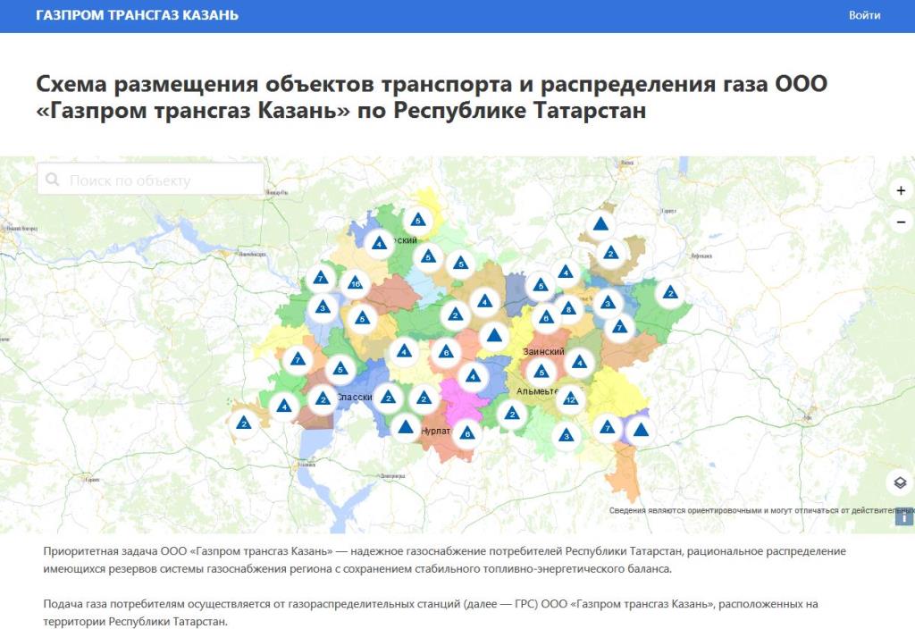 Газпром трансгаз карта